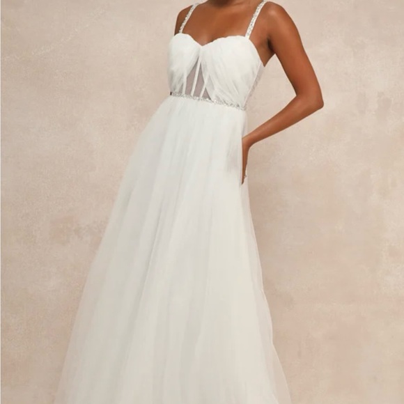 NWT Lulus wedding dress - Picture 3 of 7